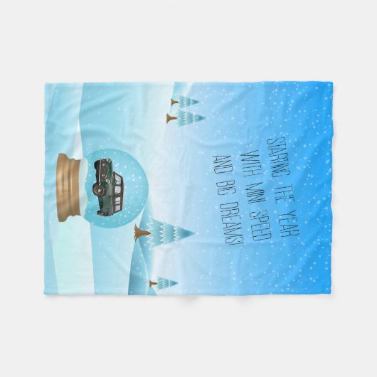 Baby blanket with Mini Cooper Fleecedecke (Vorderseite (Horizontal))