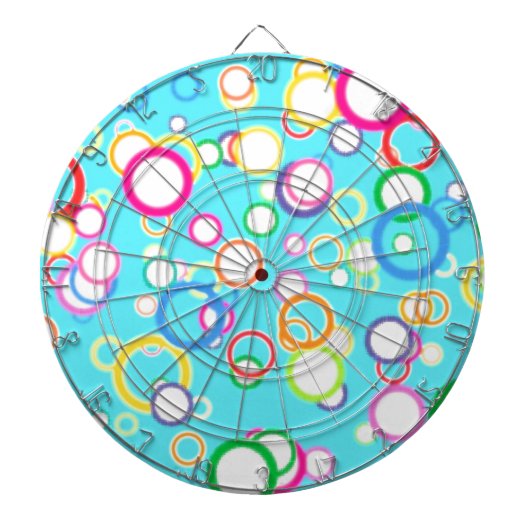 BABY-BLAU-BAD-BLASEN DARTSCHEIBE (vorne)