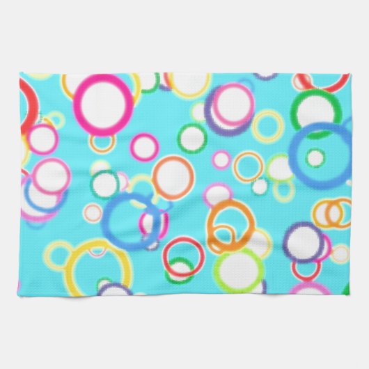 BABY-BLAU-BAD-BLASEN GESCHIRRTUCH (Horizontal)