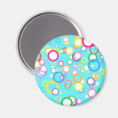 BABY-BLAU-BAD-BLASEN MAGNET (Vorderseite/Rückseite)