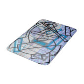 Baby-Blau-Badematte Badematte (Schrägansicht)