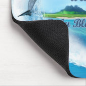 Baby-Blau-Delphin-Mausunterlage Mousepad (Ecke)