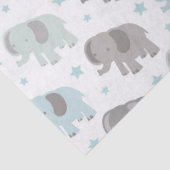 Baby-Blau-Elefant Seidenpapier (Detail)