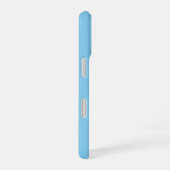Baby Blau iPhone 16 Hülle (Rechte Seite)
