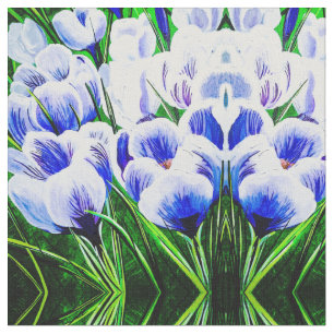 Baby-Blau-Krokus Stoff