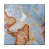 Baby-Blau-Marmor mit rostigem Veining Fliese (Vorderseite)