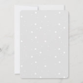 Baby-Blau-Pinguin-Babyparty-Einladung Einladung (Rückseite)