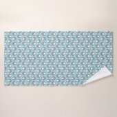 Baby-Blau-Pinguin-Muster Badehandtuch (Badehandtuch)
