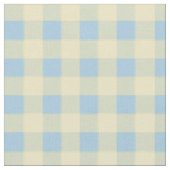Baby-Blau-u. Gelb-Gingham Stoff (Nahaufnahme)