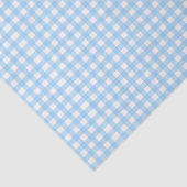 Baby-Blau-und Weiß-Gingham-Karo-Seidenpapier Seidenpapier (Ausschnitt)