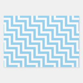 Baby Blau und Weiß Unterschiedliche Größen Diag. Z Geschenkpapier Set (Vorderseite 2)