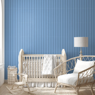 Baby Blau vertikale Streifen dick Tapete
