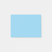 Baby blau (Vollfarbe) Post-it Klebezettel (Vorderseite)