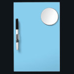 Baby blau (Vollfarbe) Trockenlöschtafel Mit Spiegel<br><div class="desc">Baby blau (Vollfarbe)</div>