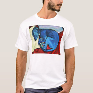 "Baby-Blau" Whippet Welpe T-Shirt
