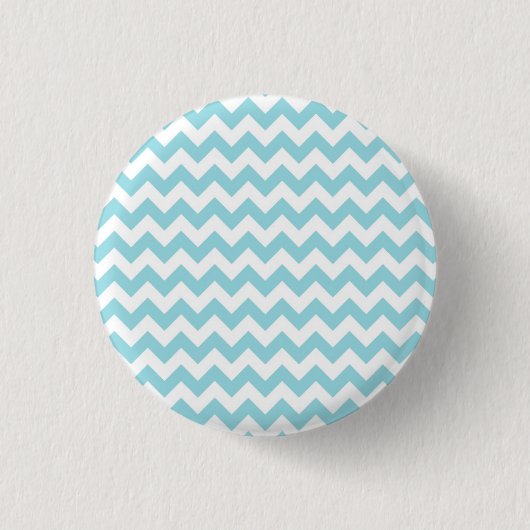 Baby-Blau Zickzack Button (Vorderseite)