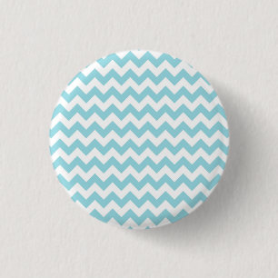 Baby-Blau Zickzack Button