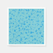 Baby-Blauconfetti-Taufe-Taufe Serviette (Vorderseite)