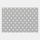 BABY BLAUE/WEISSE STREIFEN & ELEPHANE GESCHENKPAPIER SET (Vorderseite 2)