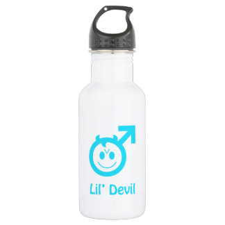 Baby Blaues Lil Devil Männliches Symbol Trinkflasche