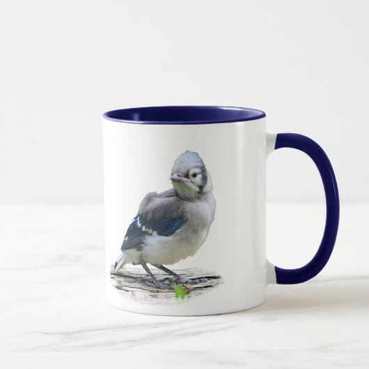 Baby-Blauhäher-Schale #1 Tasse (Rechts)