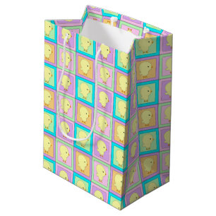 Baby Block Chicks Gift Bag Mittlere Geschenktüte
