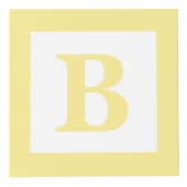 Baby Block Sonogram Pregnancy Ankündigung Foto Würfel (Vorderseite)