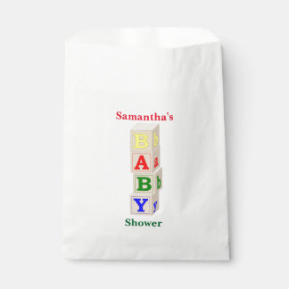 Baby Blocks Baby Dusche Fevor Bag Geschenktütchen