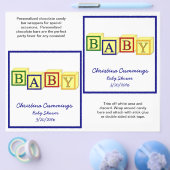 Baby Blocks Candybar Wrappers (primär) Flyer (Einzeln)