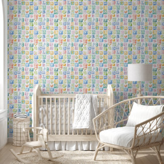Baby Blocks Muster Tapete