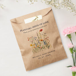 Baby bloom Baby shower Seed Packet Favors Geschenktütchen
