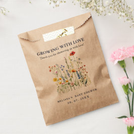 Baby bloom Baby shower Seed Packet Favors Geschenktütchen