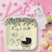 Baby Bloom Babyparty  Pappteller (Party)