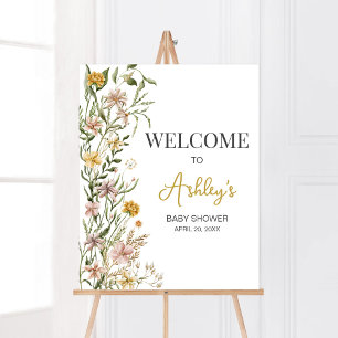 Baby Bloom Wildblume Spring Willkommen Poster