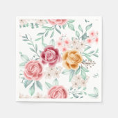 Baby Blossom Feier  Serviette (Vorderseite)