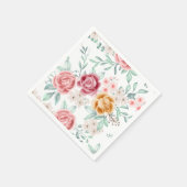 Baby Blossom Feier  Serviette (Ecke)