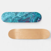 Baby Blue 3 Dynamic Abstrakt Skateboard Deck (Horizontal)