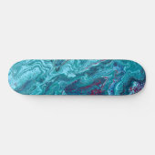 Baby Blue 3 Dynamic Abstrakt Skateboard Deck (Horizontal)
