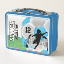 Baby Blue and White Soccer Ball - Soccer Girl
