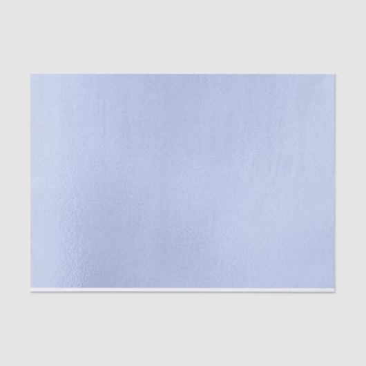 Baby Blue Aqua Metallic Pastel Delicate Seidenpapier (Vorderseite)