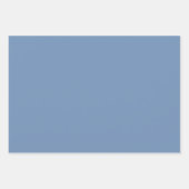 Baby Blue Arabesque Muster Geschenkpapier Set (Vorderseite 3)