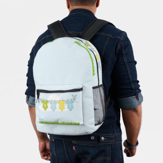 Baby Blue Backpack Bedruckter Rucksack (Insitu (Modell))