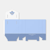 Baby Blue Bird Baby Showbox Geschenkschachtel (Ungefaltet)