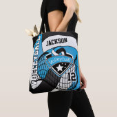 Baby Blue, Black and White Volleyball Tasche (Von Nahem)