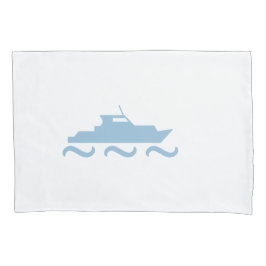 Baby Blue Boat Kissenbezug