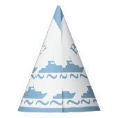 Baby Blue Boat Partyhütchen (Rückseite)