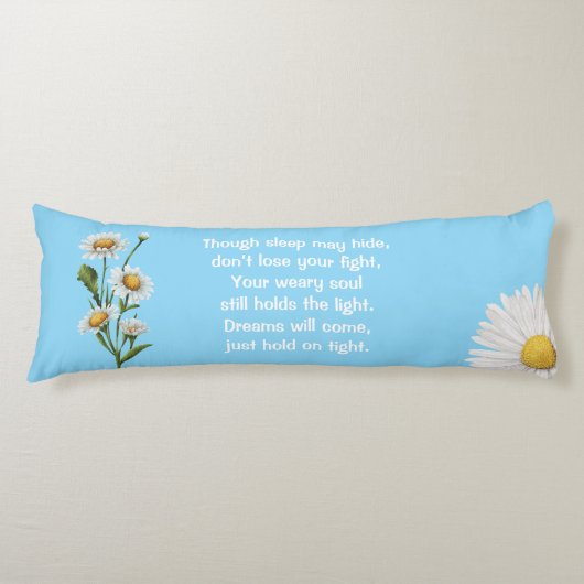 Baby Blue Body Pillow Seitenschläferkissen (Vorderseite)