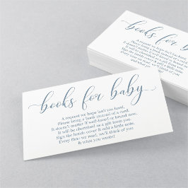 Baby Blue Book Request - Baby Shower Einladung