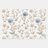 Baby Blue Brautparty Geschenkpapier Set (Vorderseite 3)