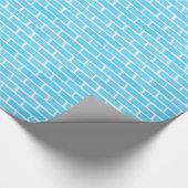 Baby Blue Bricks Geschenkpapier (Ecke)